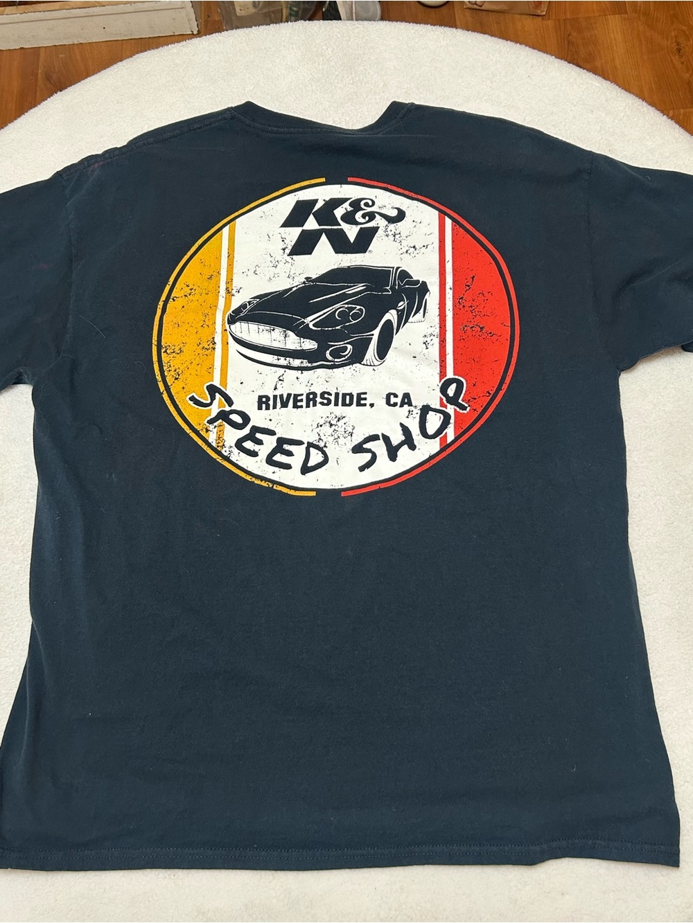 Men’s Black Short Sleeve Logo Tee